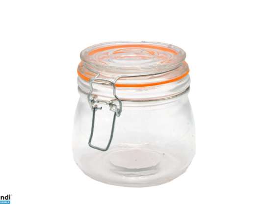 Swing top jar 500ml – Practical preserving jar with airtight closure for versatile storage
