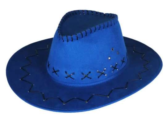 Cowboyhut in klassischem Blau