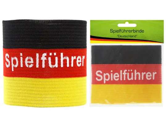 Deutsche Spielführer Armbinde – Robust &amp; Verstellbar für Alle Sportarten