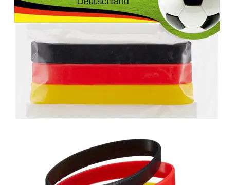 Deutschland Armbänder in Drei Farben – Stilvolles Fan Accessoire