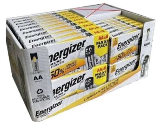 ENERGIZER Batteries 8 Pack Alkaline Power Multiple Sizes 30 Mix