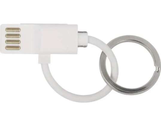 Cavo di ricarica Elfriede con USB USB C Lightning in plastica