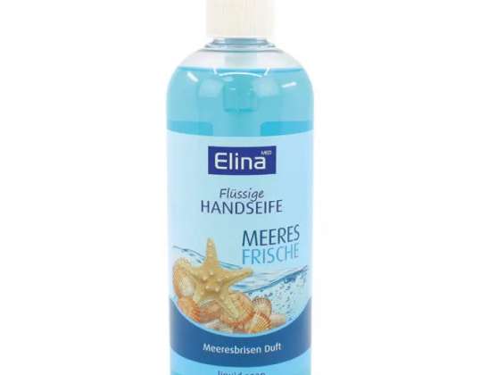 Elina tekući sapun 500ml Svježina mora za osvježavajuće pranje ruku