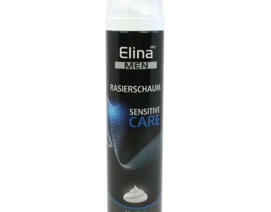 Elina MEN Sensitive Scheerschuim 300ml Zachte Verzorgende Formule