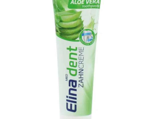 Elina Toothpaste with Aloe Vera and Fluoride 100ml Gentle Oral Care