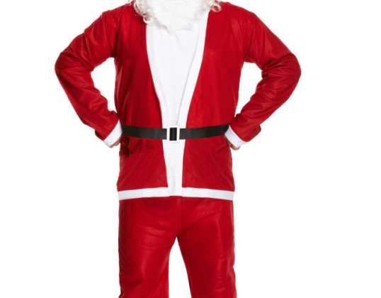Erwachsene Kostüm Weihnachtsmann  Complete Outfit   Festliche Verkleidung