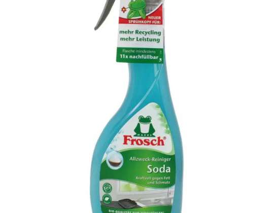 Frosch Soda Univerzální čistič 500ml Výkonný přírodní čisticí roztok 100 znaků