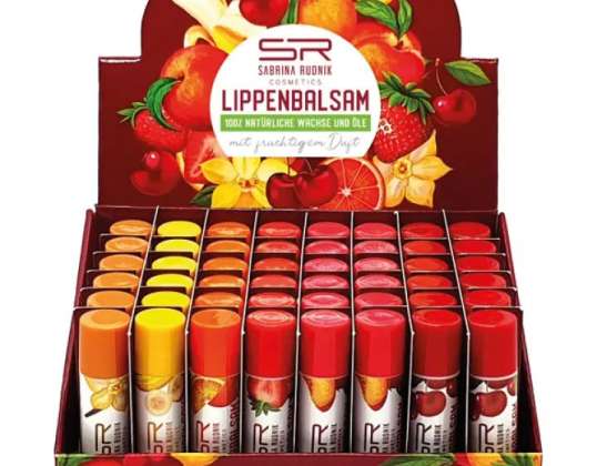 Fruity Lip Balm 3,4g Cuidado labial hidratante com sabor