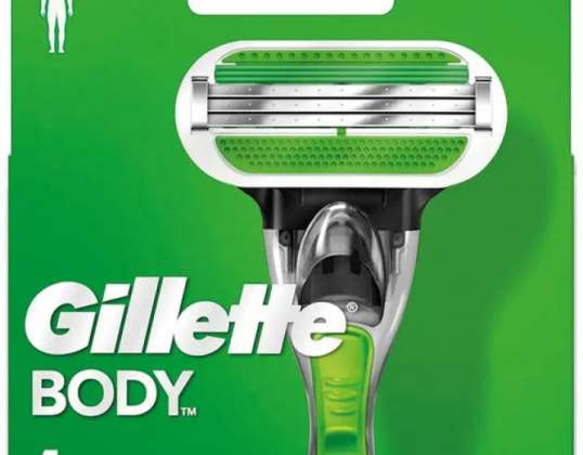 Gillette Body Razor with 4 blades Precise body care for men