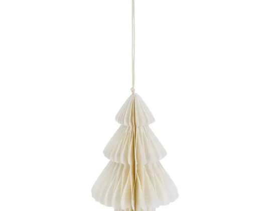 Großer Roter Honeycomb Weihnachtsbaum Anhänger  14cm