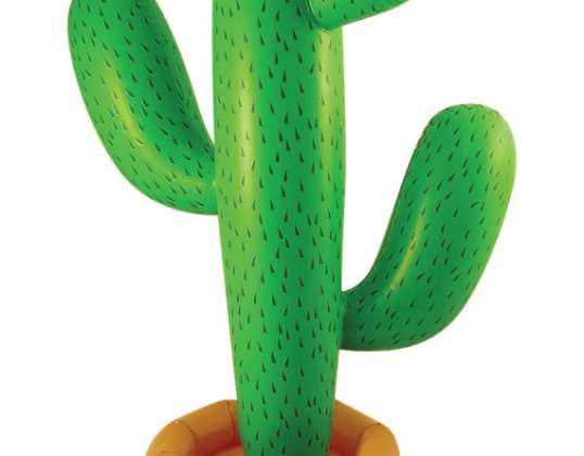 Větší nafukovací kaktus 170 cm – dekorace na zahradní párty