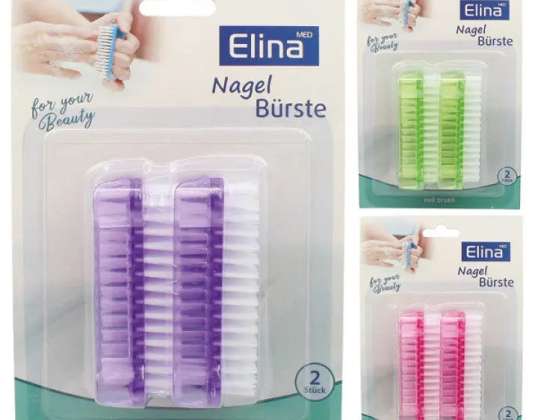 Handwaschbürsten Set  2 Stück  Bunte Farben  8.5x3x3cm – Praktisch &amp; Effektiv