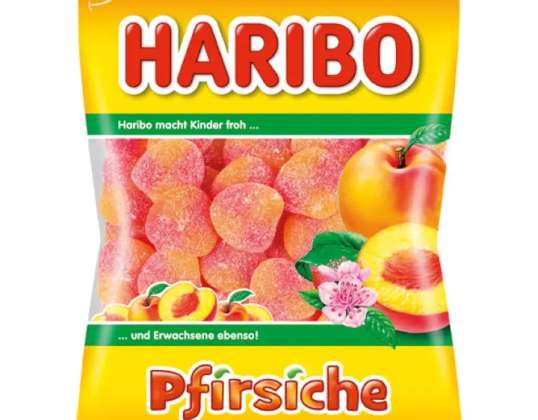 Haribo Fruit Gum Peaches 175g Juicy Sweet Treat