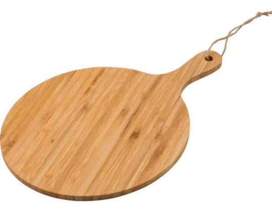 Heddy Round Bamboo Cutting Board: Sustainable elegance for the kitchen with natural beauty and durability