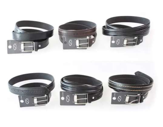 Herrengürtel Set  6 Stück  4 cm Breite – Vielseitige Auswahl