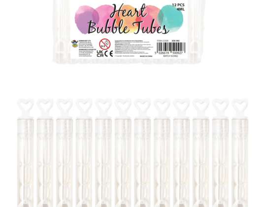 Heart Bubble Tube 4 мл 10 5 см мыльные пузыри для свадеб и торжеств
