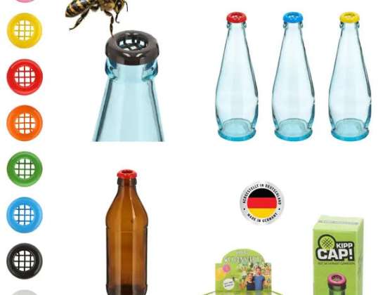 Insect Guard Bottle Tops   Protective Mesh Caps  Multipack of 8