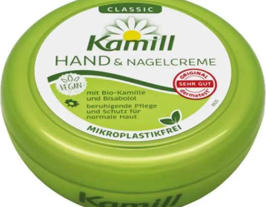 Kamill Hand- en Nagelcrème 150ml kan intensieve verzorging voor zachte handen en sterke nagels