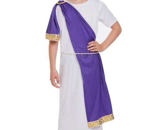Costume per bambini travestimento da imperatore romano per bambini taglia media 7 9 anni