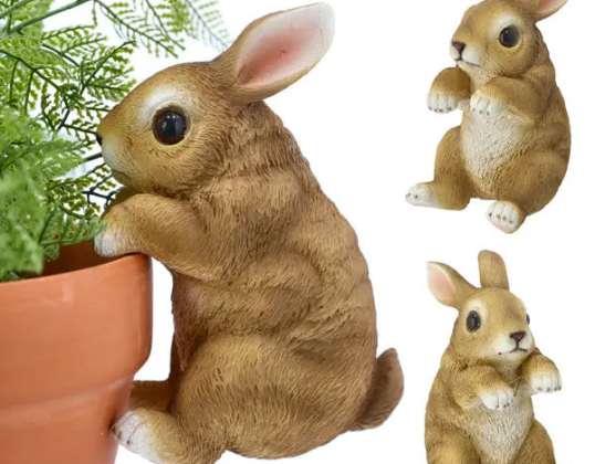 Výška figurky lezícího králíka cca. 16cm Rozkošná zahradní dekorace