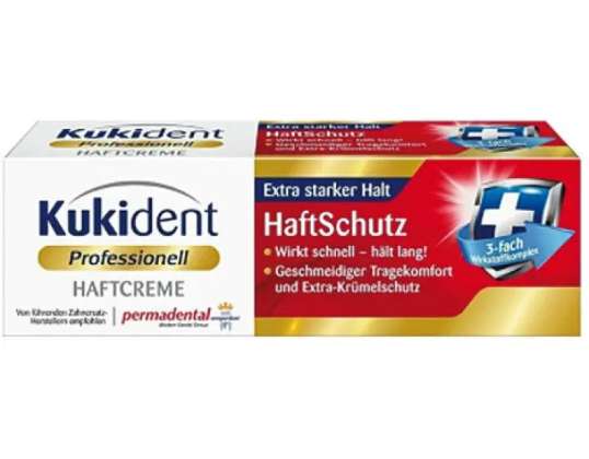 Kukident Extra Strong Adhesive Cream 40g – Siguranță maximă pentru proteza ta