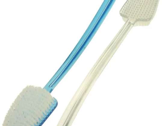Masážní kartáč do koupele Kusto 42cm: Tělový kartáč v kvalitě Spa Assorts Colors