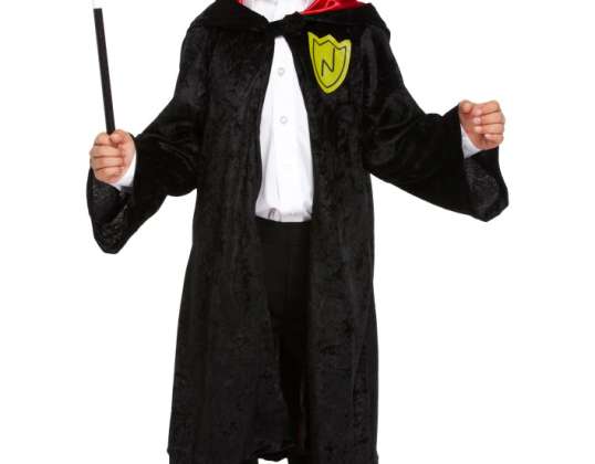 Costume da mago per bambino medio ideale per 7 9 anni travestimento da mago carnevale bambini