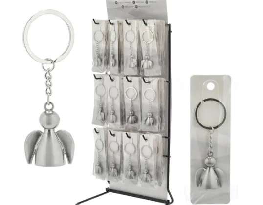 Metal Keychain Guardian Angel – Shiny &amp; Robust