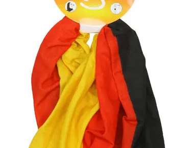 Mini écharpe de fan Allemagne Compact National Pride pour les déplacements