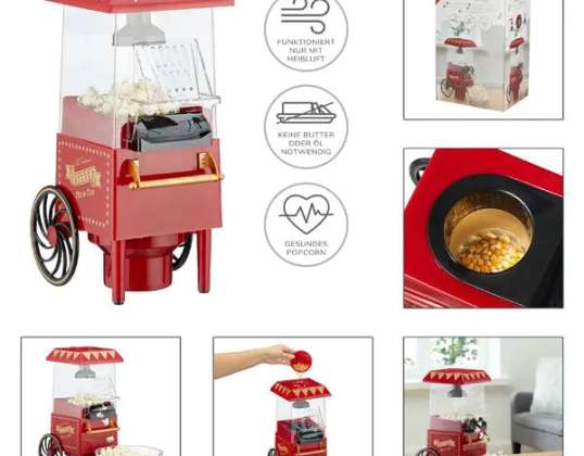 Nostalgic Popcorn Maker Retro Style approx. 38cm Height