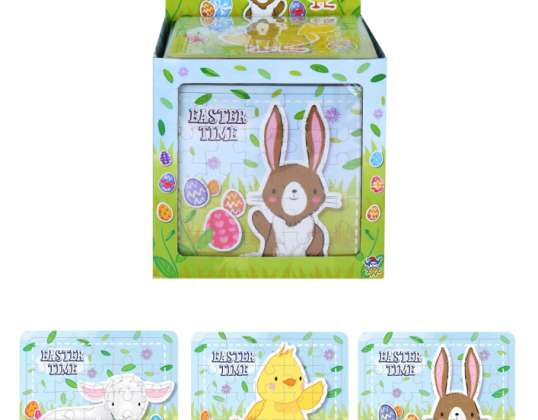 Easter Puzzle 13 cm x 12 cm – 3 Different Designs Festive Puzzles for Kids