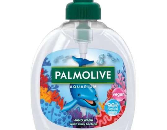 Palmolive Savon liquide pour les mains pour aquarium 300 ml Nettoyant hydratant avec un design délicieux