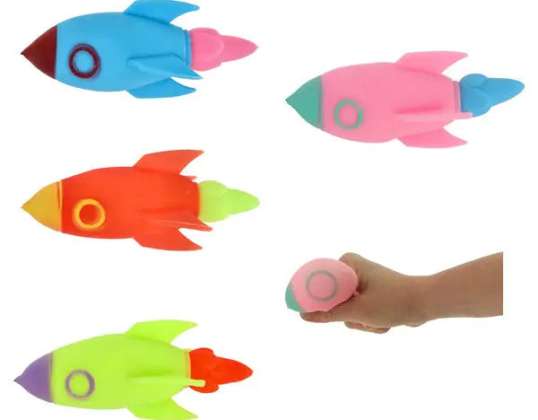 Squeeze Ball 'Spaceman Rocket' Ensemble de 4 jouets anti-stress