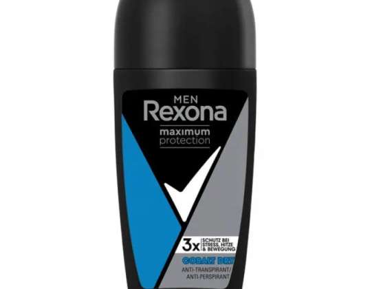 Rexona Cobalt Dry Deodorant Roller 50 ml vyrams: patikimas šviežumas &amp;Apsauga