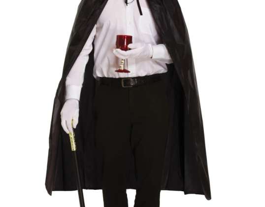 Black Halloween Cape for Adults Classic Costume Accessories
