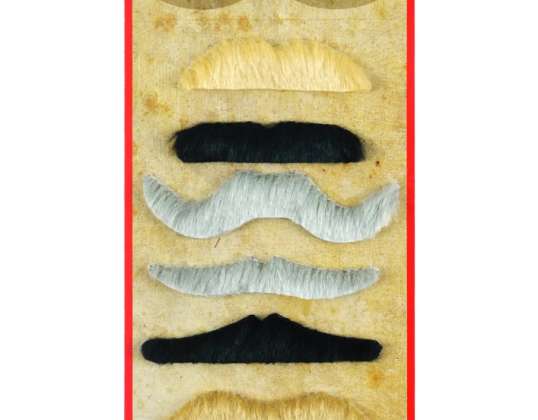 Set de 6 stiluri și culori diferite de mustăți Accesorii pentru costume