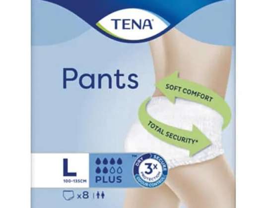 Tena Pants Plus Large 8 предметів: Надійний захист від нетримання у великих розмірах