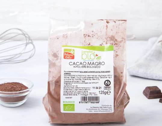 LOW-FAT COCOA 125G WINDOW