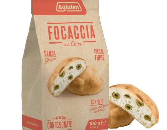 AGLUTEN FOCACCIA OLIIVID 100G