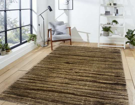 Hoogpolige tapijten 100% polyester zacht garen met hoge dichtheid en dikte