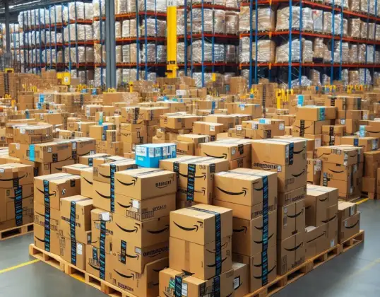 Amazon - Връщане на пратки - Производствен излишък - Amazon Parcels Затворени парцели