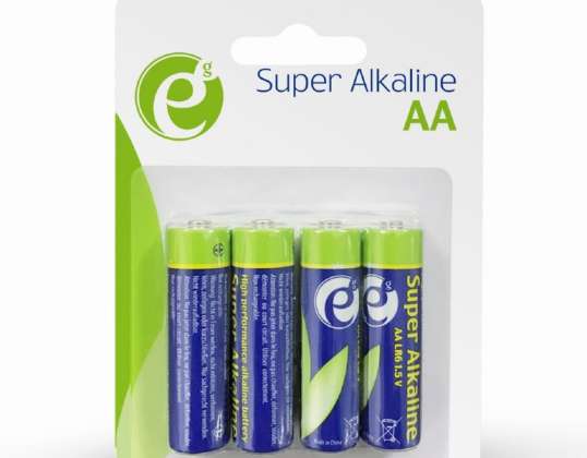 EnerGenie AA Piles alcalines Paquet de 4 EG-BA-AA4-01