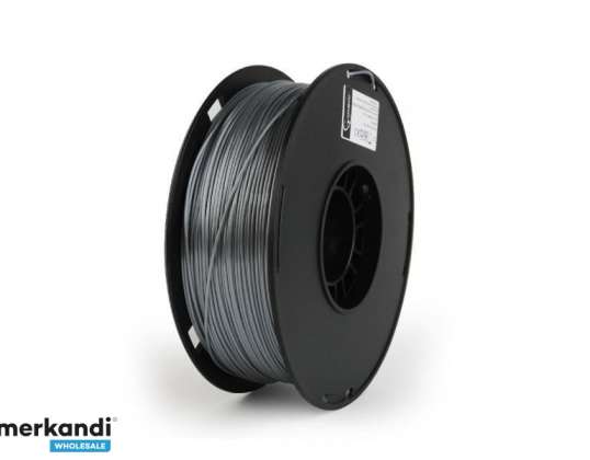 Gembird3 PLA-PLUS нить серебристая 1.75 мм 1 кг 3DP-PLA+1.75-02-S