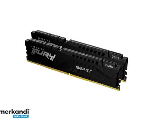 Kingston Fury Beast 64 GB 2 x 32 GB 4800 MHz DIMM DDR5 KF548C38BBK2-64