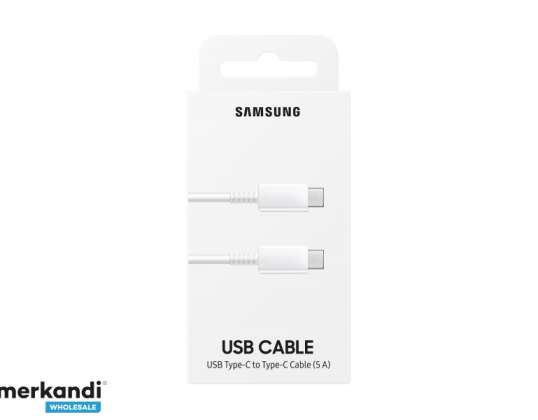 Samsung USB C zu USB C Kabel 2.0 1m Weiß EP DN975BWEGWW