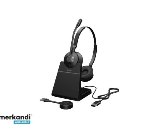 Jabra Engage 55 UC stereo USB-A ar uzlādes statīvu 9559-415-111