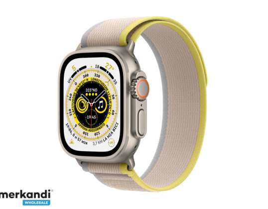 Apple Watch Ultra GPS + Celular 49mm Titânio Amarelo/Bege Loop MQFU3FD/A