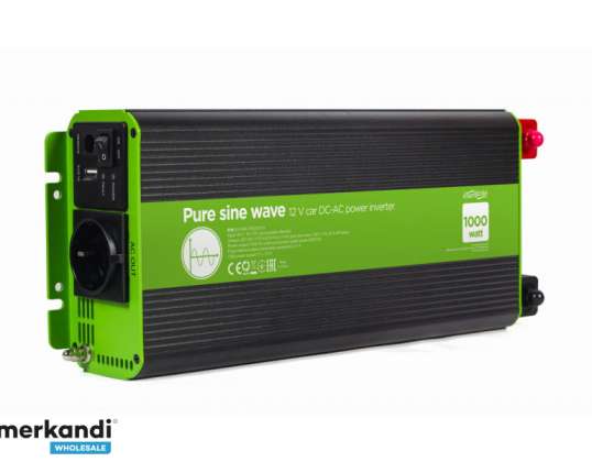 ENERGENIE 12 V car DC AC power inverter 1000 W EG PWC PS1000 01