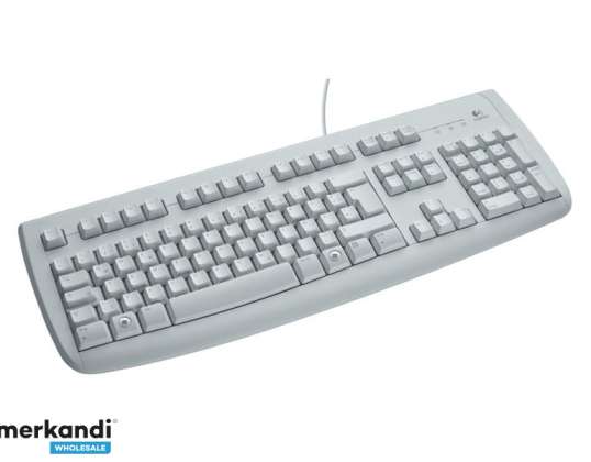 Näppäimistö Logitech Keyboard K120 yrityksille valkoinen DE-asettelu 920 003626