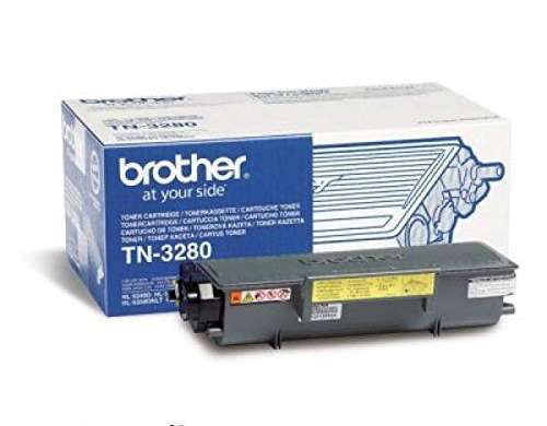 Brother TN-3280 oriģinālā melnā tonera kasetne (s) TN3280